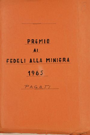 Premio fedeli alla miniera - 1965 - Pagati