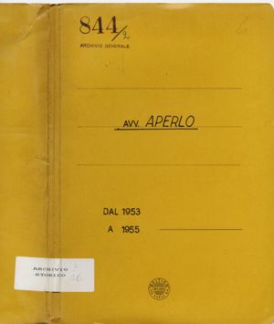 Avv. Aperlo (dal 1953 al 1955)
