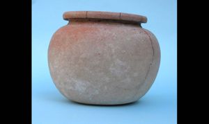 Pentola: anche tali contenitori, nati come ceramica da fuoco per la cottura dei cibi, vengono utilizzati come urne cinerarie. Ben documentate nel tofet sono le pentole più antiche (denominate cooking pot) che hanno forma globulare, un’ansa e bordo appena rilevato inclinato verso l’interno, ma sono documentati anche esemplari più recenti