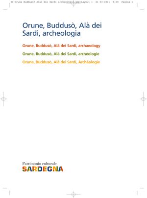 Orune, Buddusò, Alà dei Sardi, archeologia