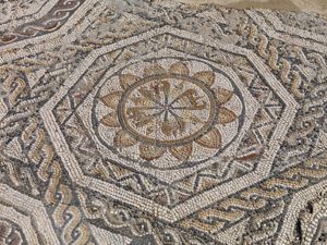 Pula, Nora, mosaico della casa dell'atrio tetrastilo