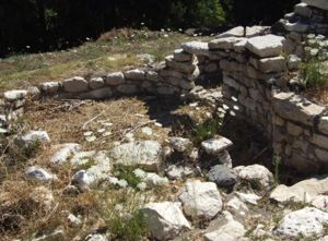 Nuraghe Asusa, dettaglio della costruzione