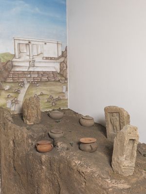 Carbonia, Museo Villa Sulcis, ricostruzione del tophet