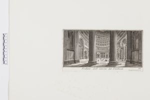 Veduta dell'interno del pantheon