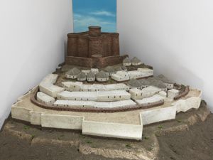 Carbonia, Museo Villa Sulcis, ricostruzione del sito di Monte Sirai