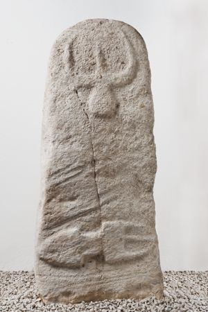 Sassari, Museo Sanna, statua menhir