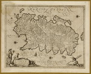Isola di / Sardegna, in Atlas Maior, sive cosmographia Blaviana, qua solum, salum, coelum, accuratissime describuntur