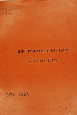 Soc. Montecatini - Edison - Fornitura energia