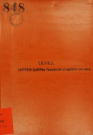 C.E.P.E.S. - Comitato Europeo Progresso Economico Sociale