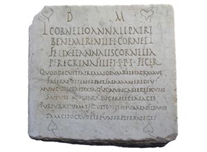 Epigrafe funeraria di Lucius Cornelius Annalis