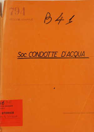 Soc. condotte d'acqua