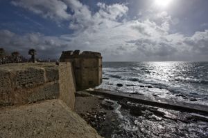 Alghero, bastioni Marco Polo, torre di San Giacomo