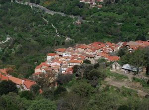 Aritzo, panoramica del paese