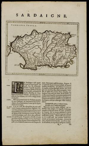 Sardinia Insula, in Guil. et Joannis Blaew, Theatrum Orbis Terrarum sive Atlas novus, Pars tertia