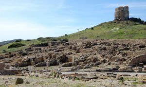 Il quartiere abitativo sul versante orientale del colle di S. Giovanni