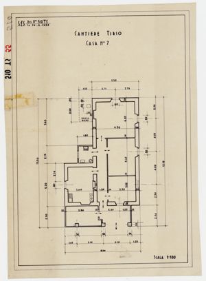 Cantiere Tirso - Casa n. 7 - Scala 1:100