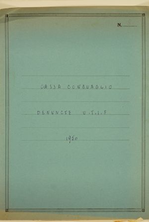 Cassa Conguaglio - Denunce U.T.I.F. 1950