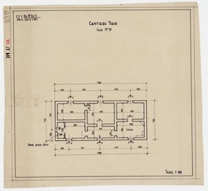 Cantiere Tirso - Casa n. 27, Scala 1:100