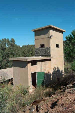 Cabina elettrica in muratura Miniera di Su Benatzu