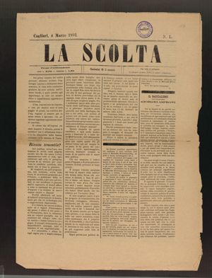 N. 1 (4 marzo 1892), p. 1