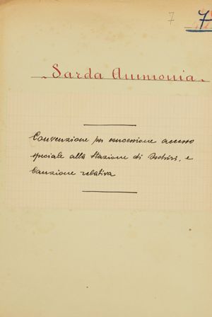 Convenzione per concessione accesso speciale alla stazione di Oschiri e cauzione relativa