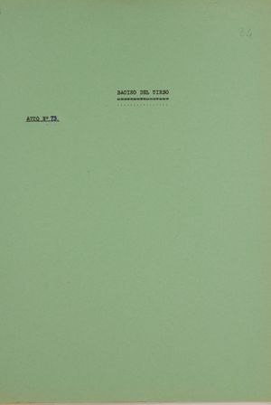 Atto n. 73 - Compravendita terreni proprietà Carta Frrancesco fu Bachisio e Marras Serafino fu Raimondo in territorio del Comune di Tadasuni