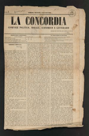 A. 1, n. 6 (7 gennaio 1848), p. 1