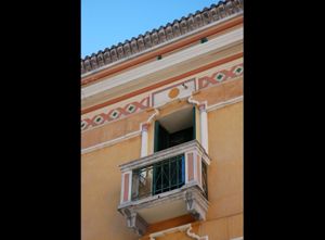 Corso Garibaldi, dettaglio di un balcone