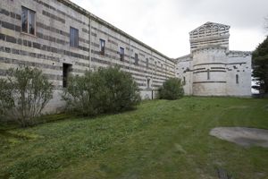 Borutta, chiesa di San Pietro di Sorres, abside e monastero