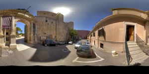 Cagliari, panorama virtuale, Via Ubaldo Badas