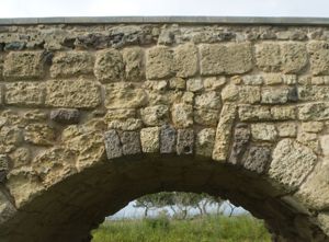 Ponte romano, dettaglio di un’arcata