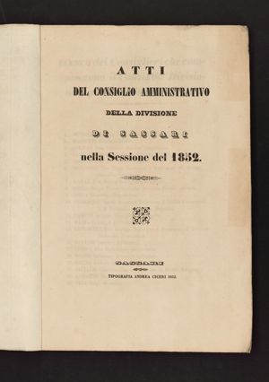 (1852), frontespizio